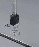 Фреза FESTOOL для выборки V- образного паза HW с хвостовиком 8 мм HW S8 D18-135° (Alu) 491443